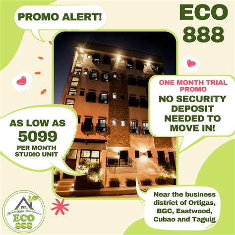 Take a virtual tour of ECO 888 as low as 5,099/month Studio.